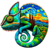 Van Gogh Chameleon