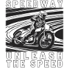 Speedway Racer Illustration