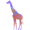 Giraffe bunt