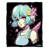 Coole Anime Sci-Fi-Cyborg-Mädchen