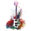 Guitar music art