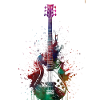 Music bass guitar