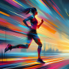 Femme de course 1