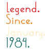 Legend Since January 1984