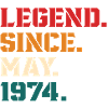 Legend Since May 1974