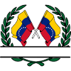 Flags Venezuela laurel wreath banner