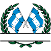 Flags Honduras laurel wreath banner