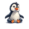 Pingouin Kawaii Pingouin mignon