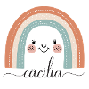 Cecilia! Design arc-en-ciel, personnalisable