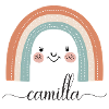Camilla! Design arc-en-ciel, personnalisable