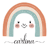 Carlina! Design arc-en-ciel, personnalisable