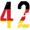 42 Number Germany Jersey
