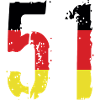 51 Number Germany Jersey