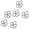 Flower pattern plant natural shape