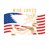 Fille Amérique Indépendance 4 Juillet