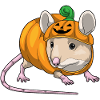 Mouse Halloween Pumpkin