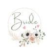 Floral bridle crown boho