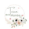 Bridal Team Crown Boho Flowers