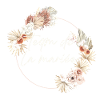 Bridal Team Crown Boho Flowers