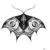 Ink Moth Black