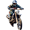 Moto Cross Fahrer