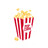 Dicton de pop-corn amusant, pop-corn en rafale