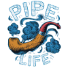 PEOPLE SMOKING PIPES