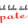 Ich liebe dich pate