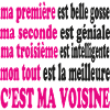 Ma voisine est belle