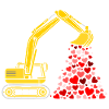 pelleteuse coeurs