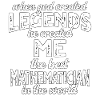 Best Mathematician Legend