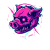 Pink Cyber Pig Punk