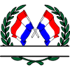 Flags Netherlands laurel wreath banner