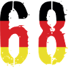 68 Number Germany Jersey