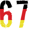 67 Number Germany Jersey
