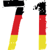 71 Number Germany Jersey