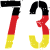 Maillot 73 Numéro Allemagne