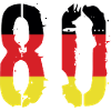 80 Number Germany Jersey