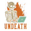 Entwickler Coder Programmierer Skelett Undeath