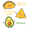 Avocado Guacamole Vegan Geschenk