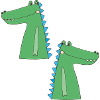 Crocodile for two