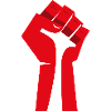 The Raised Fist (Red, White)
