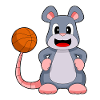 Souris Basketteur Basketteur