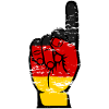 Germany flag number 1 used