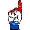 Drapeau hollandais numéro 1 utilisé