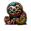 Faultier Zombie