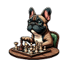 Bouledogue français d’échecs