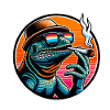 Lizard Smoking Weed, Iguana