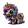 Einhorn Zombie Monster