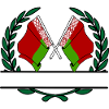 Fahnen Belarus Lorbeerkranz Banner